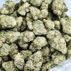 Frosty OG bulk flower buds in a bag
