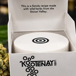 Kootenay Labs Juniper salve regular strength 800mg in its box
